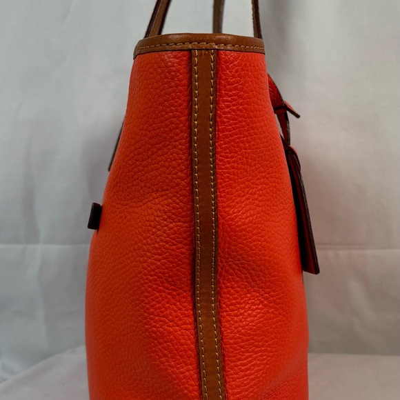 Dooney &‎ bourke orange pebble tote - Picture 9 of 14